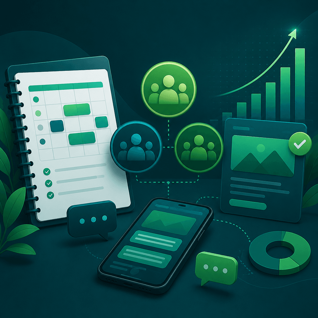 WhatsApp marketing campaign planner with audience segments and analytics